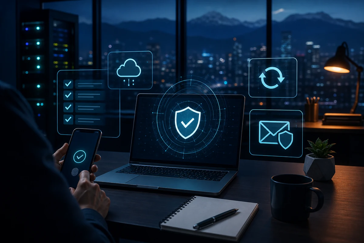 Cybersecurity checklist, MFA, backup and patching controls for a Nepal small business