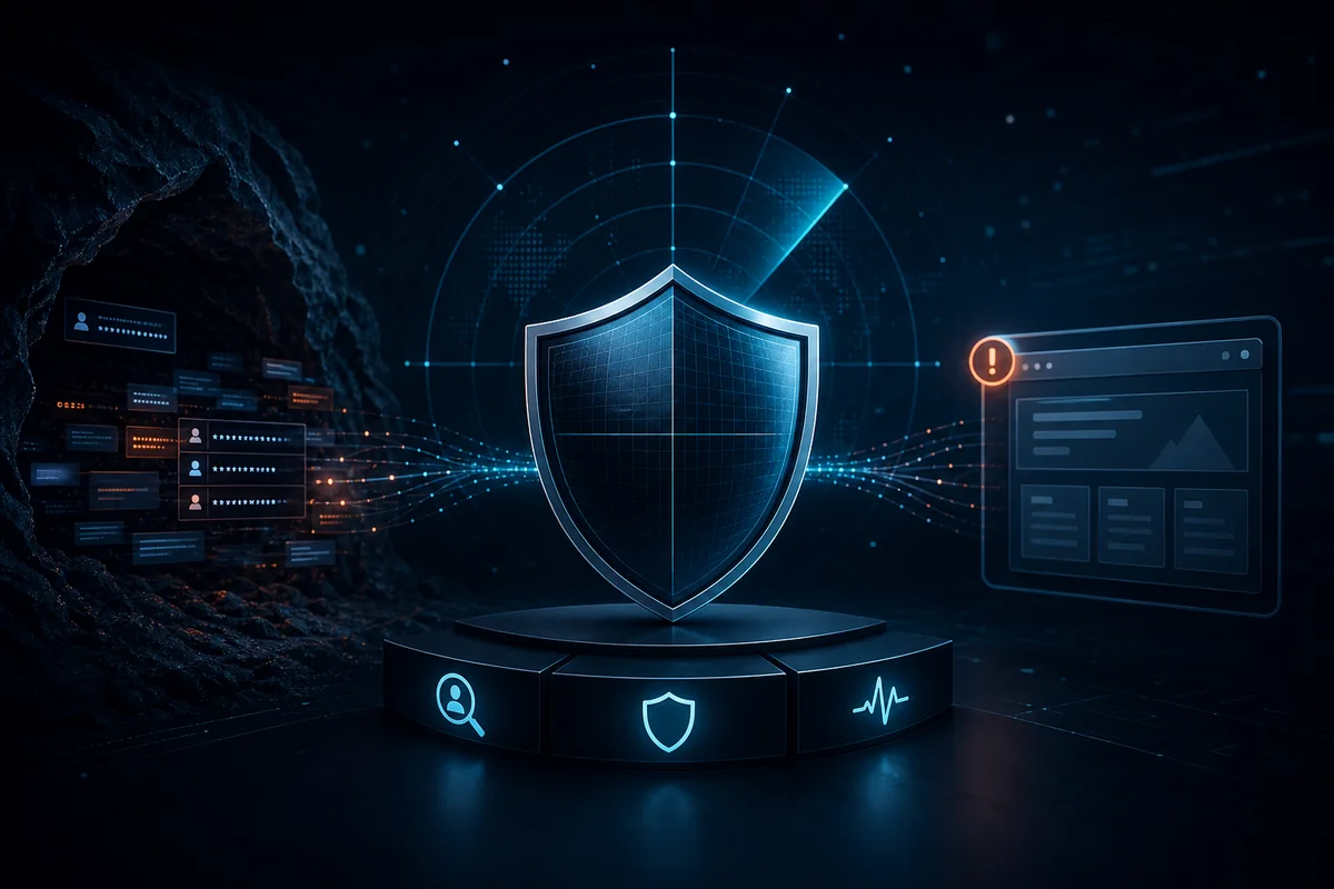 Connected dark web monitoring, brand protection and threat intelligence signals